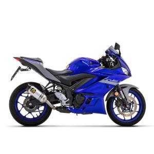 Escape aluminio fondo carbono Arrow Yamaha MT-03, YZF R3 / R25 15-